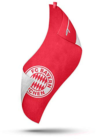 STRYVE | Towell+ V2 | Sporthandtuch mit Tasche & Magnetclip | in 7 Farben | ideal für Fitnessstudio & Outdoor | Die Höhle der Löwen | FC Bayern Edition