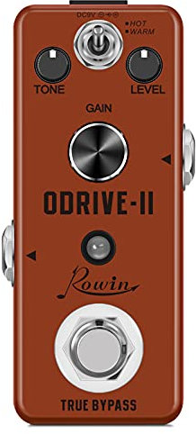 Rowin Overdrive Classic Tube Screamer Guitar Amp Pedal - Mini Size True Bypass