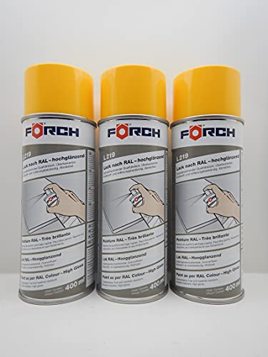 Förch SIGNALGELB GELB RAL 1003 LACK LACKSPRAY SPRAY SPRAYDOSE 400ML (3)