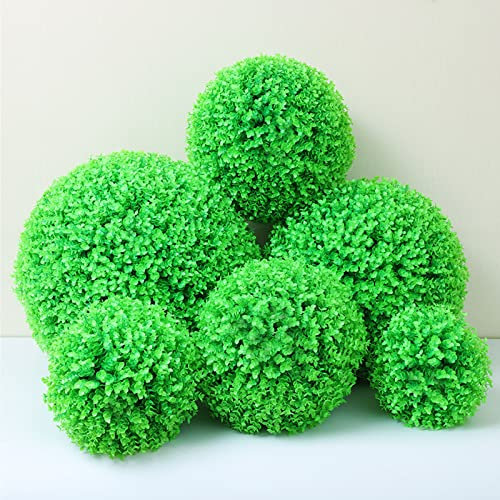 Künstliche Buchsbaumkugel,Buchsbaum Kugel Grüne,realistisch Aussehen,schicker Charme,runde Dekopflanze,Für Balkon, Hochzeitsbankett,Bürobereich,Buchsbaumkugel Kunstbaum 1 Stück ( Size : 30cm(11.8in) )