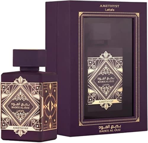 Badee Al Oud 100 ml Amethyst Eau de Arabian natürliches Parfüm Spray für Herren Damen Unisex