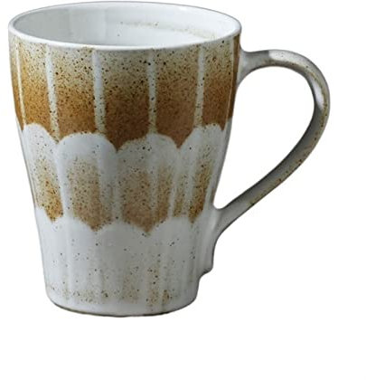 Tazze per tazze Tazza in ceramica fatta a mano da 400 ml realizzata in porcellana Jingdezhen Tazza da caffè semplice da colazione Tazza da latte Tazza di caffè (Color : A)