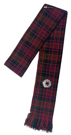 AAR Products AAR Womens Tartan Clan Sashes Ladies Brooch Scottish Highland - 90 x 10.5 Inches