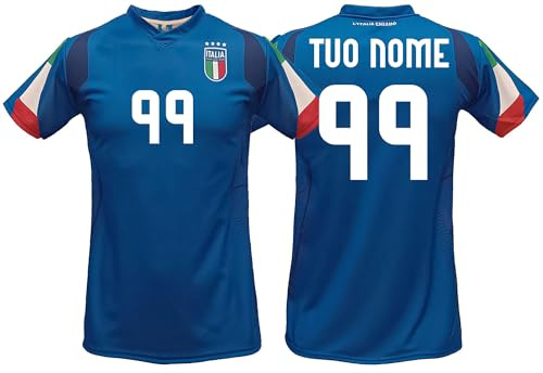 Generico Maglia Italia Ufficiale E U R O 2024 Personalizzata Personalizzabile Adulto Ragazzo Bambino