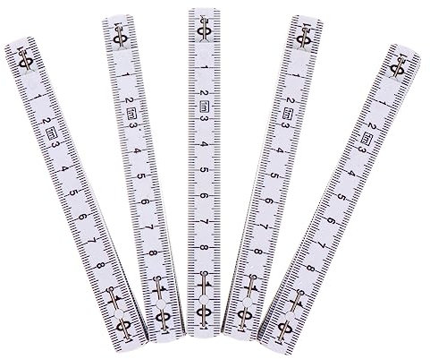 NUOBESTY 5stücke Faltbares Tischlerlineal Mit Schiebe-klapfunktion Tragbares Messwerkzeug Kompakter Messstab Flexibles Maßband Für Heimwerker Und Handwerker
