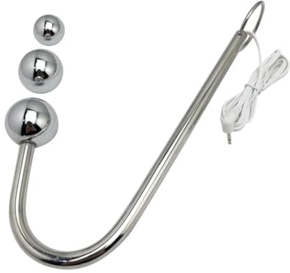 Plug Anale Elettro onda shock fisico perline gancio anale plug anello massaggiatore dispositivo di stimolazione elettrica giocattoli del sesso