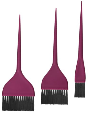 SAFIGLE 3stücke Haarfärbepinsel Farbapplikator Für Schnelles Und Gleichmäßiges Färben Langlebiger Bürste Aus Hochwertigen Materialien Vielseitig Für Salon Und Heimgebrauch