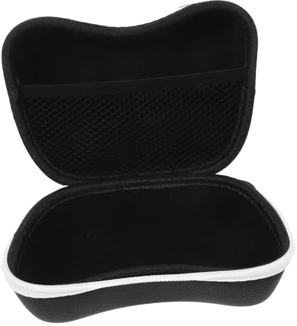 LOLIPPYY Game Controller Protective Case with Eva Material and Mesh Pocket, Portable Hard Shell Carry Case for Travel, Protects Controllers and Prevents Accidental Collisions Black