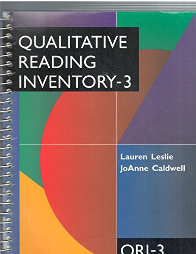 Qualitative Reading Inventory-3 (3rd Edition)
