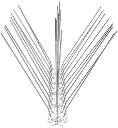 3 metri Dissuasori per Piccioni/Uccelli in Acciaio Inossidabile. Prodotto nell'UE