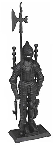 Lienbacher Kaminbesteck RITTER Besteck Kaminzubehör Kamin Ofen (Schwarz)