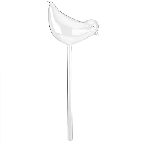 Bewässerungskugel aus Glas, Vogelform, Transparent, 26x10.4 cm, Automatischer Wasserspender für Pflanzen