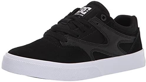DC Shoes Kalis Vulc-läderskor för män, Svart svart vit Bkw, 39 EU