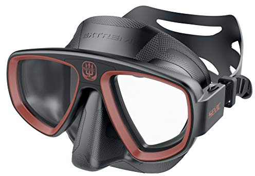 SEAC Extreme 50, Maschera da Subacquea e Pesca in Apnea con Lenti Ottiche Opzionali