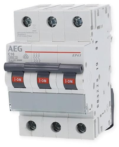 LS-Schalter 6kA 3P 16A C-Char. AEG EP63 C16