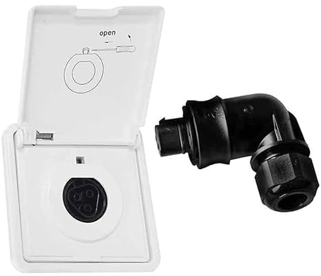 Wieland Set Anschlussdose AP Einspeisesteckdose Mini PV Balkonkraftwerk 90 ° Stecker und Buchse auf Putz