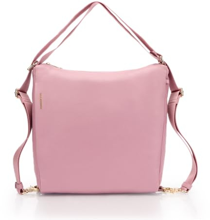Mandarina Duck Mellow Leather Crossover, Mujer, Lilac Rose