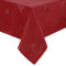 Alishomtll Weihnachten Rot Jacquard Tischdecke, Weihnachtsstern Rechteckige Tischdecken, Abwaschbar Faltig Resistent Geraffte Tischtuch, Festliche Party Dekoration Tischwäsche, 140x200cm