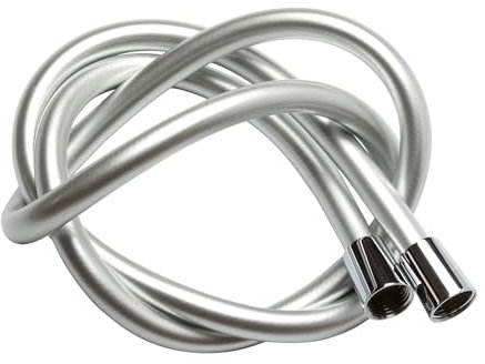 YOSSEE Long Easy Clean Shower Hose 2 Meters / 78.74 inch - Smooth PVC with Anti-Twist Brass Connections - Universal Replacement, Flexible, Kink and Leak Proof