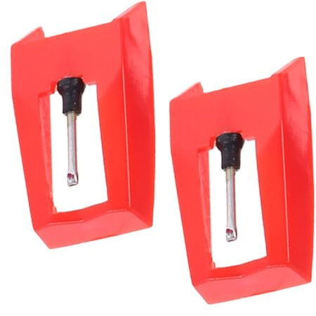 Toyvian 2stücke Plattenspieler-ersatznadel Nadel Für Plattenspieler Ersatz Für Tonabnehmer-nadel Kompatibel Für Vinyl-plattenspieler Einfacher Austausch Ohne Werkzeug