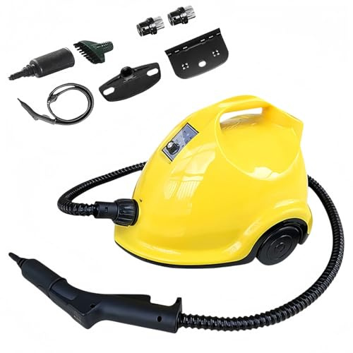 Limpiador A Vapor De 1800w, Vaporizador Multifuncional Con 6 Accesorios Y Tanque De 1.6l, Vaporizador Portátil Para El Hogar Para Limpiar Suelos, Ventanas, Alfombras, Autos Y Más