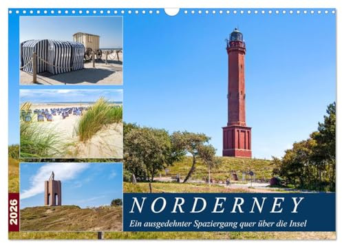 Norderney Spaziergang (Wandkalender 2026 DIN A3 quer), CALVENDO Monatskalender: Die Königin der Ostfriesischen Inseln (CALVENDO Natur)