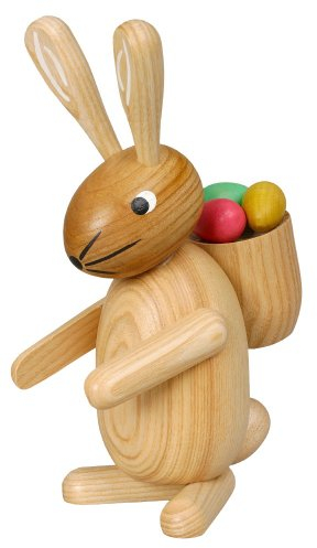 Hase Höhe 18cm Seiffen Weihnachten Ostern Osterhase Erzgebirge NEU