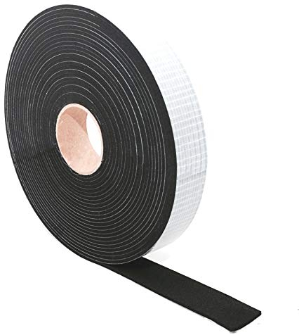 KAMAN Smart Equipments EPDM Zellkautschuk Dichtungsband einseitig, selbstklebend Moosgummi - 10meter je Rolle- Breite (5 bis 100) mm x Dicke (1 bis 20) mm Premium-Qualität -PRIME- (10x1)