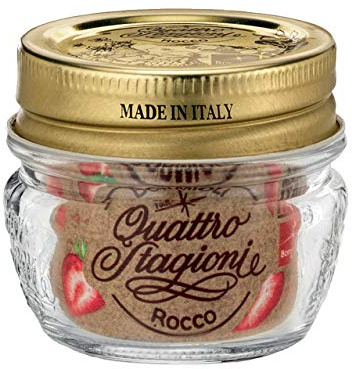 12 barattoli in vetro trasparente da 40 ml con coperchio ermetico