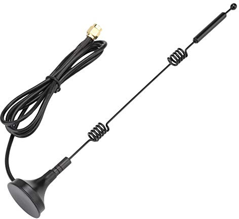 Socobeta Antena portátil Antena de Alta Ganancia 12DBi Antena de enrutador WiFi omnidireccional de Banda Dual 2.4/5GHZ()
