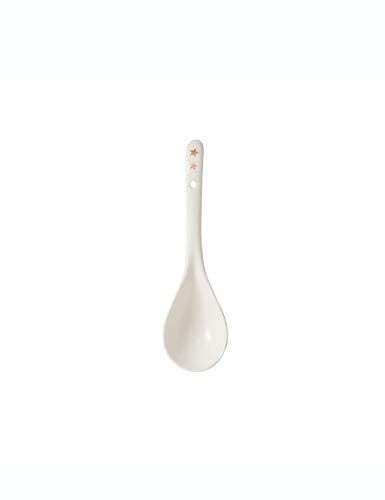 MANSIFANG Cuchara sopera Linda Creativa De La Estrella De Cerámica Personalidad Cuchara Sopera HOGAR Vajilla Pequeña Cuchara Grande For Sopa Sopa De Gachas De Avena Cuchara (Size : L)