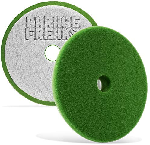 Garage Freaks Politurschwamm - Finish Cut Foam Pad 150mm - grün - Polierpad 150mm für 125mm Stützteller - Made by Menzerna - abgestimmt auf Garage Freaks Finish Cut Hochglanzpolitur