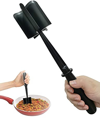 Fgnuay Hachoir À Viande, Hachoir À Viande Exquis Multifonctionnel en Plastique ABS, Presse-PurÉE À 5 PiÈCes, AntiadhÉSif, Presse-PurÉE À Hamburger, Boeuf HachÉ de Dinde, Etc.