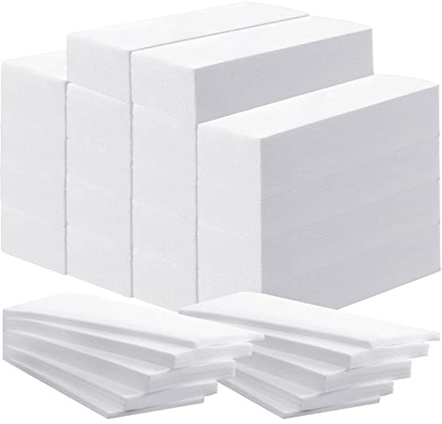Tudomro 2000 Pcs Large Non-Woven Body Strips for Epilating and Waxing - 2.8 x 7.9 Inch Wax Paper for Women and Men, Arms, Legs, Armpit Hair Removal, White