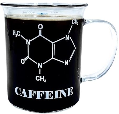 Mad Monkey - Taza Química - Taza Química con Fórmula - Taza Café Cafeína