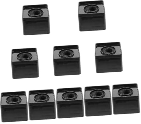 SAFIGLE 10stücke Portable Abs Mikrofon Logo Flagge Für Interview Quadratisches Design Schwarz Individuell Bedruckbar Geeignet Für Professionelle Anwendungen Maße