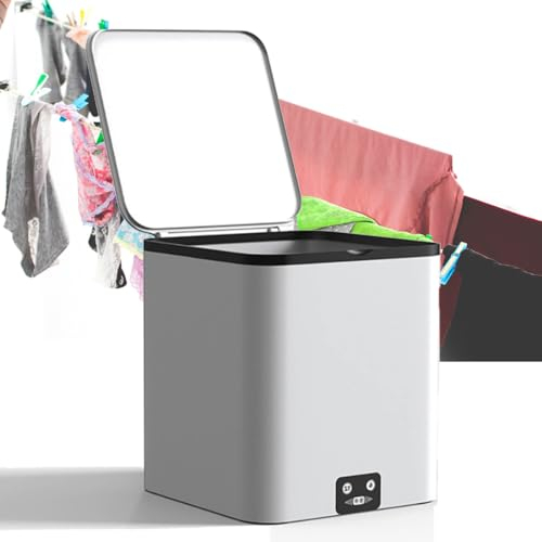 Generic Lavatrice a turbina ad ultrasuoni compatta e asciugatrice elettrica mini lavatrice 4,5 L per appartamento, dormitorio, campeggio, camper