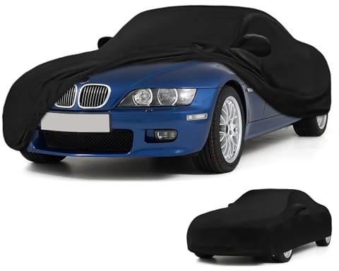 Kistrba Autoabdeckung Indoor für BMW Z3 1996-2002 | Stretch Soft Satin, Maßgeschneidert, Atmungsaktiv Staubschutz, Vollgarage Autoabdeckung für Tiefgarage, Autoausstellung