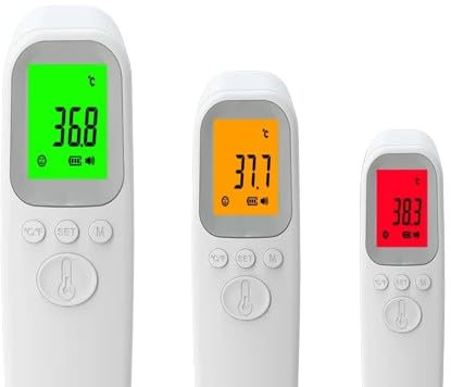 [2024] ADDS® CE-Approved Forehead Medical Non-Contact Infrared Digital Thermometer for Body Temperature Fever in Baby and Adults