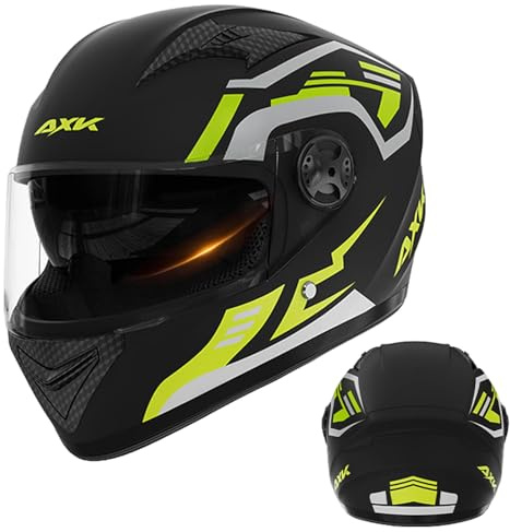 Casco De Cara Completa Con Doble Visera,Sombrero De Motocicleta Con Doble Visera - Casco Integral Para Moto De Calle Y Carreras Con Visera Doble,Casco De Ciclismo Para Adultos, Hombres Y Mujeres, Para