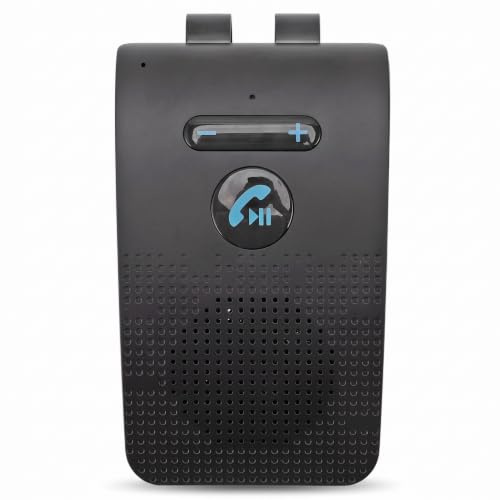 Auto-Bluetooth-Lautsprecher, Auto-Bluetooth-Freisprecheinrichtung, Sonnenblende, Empfänger-Adapter, Freisprecheinrichtung, MP3-Lautsprecher mit Clip auf der Rückseite