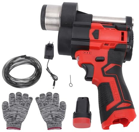 Serpente di Scarico Elettrico, Serpente Idraulico Automatico con Cavo 15 Piedi, Stantuffi di Scarico a Coclea di Scarico per Bagno, Cucina, Tubi di Fogna, WC Disostruente,