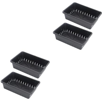 BESTonZON 2 Set Vassoio Germinazione per Piante Semina per Microgreens E Sicura E Riutilizzabile Celle per Ottimizzare Tasso Germinazione 2 Pezzi*2