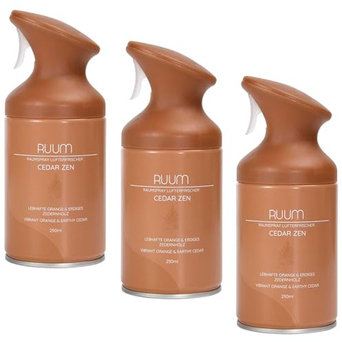 RUUM Raumspray Cedar Zen, 250 ml, 3er-Pack