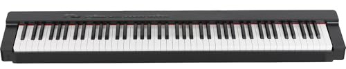 Classic Cantabile SP-316 Stage Piano - 88 gewichtete Hammer-Tasten, DAAS-Sampling, 128-stimmige Polyphonie & integr. Lautsprechersystem, 20 Voices, BT - Digital Klavier mit Pedal & Netzteil - Schwarz