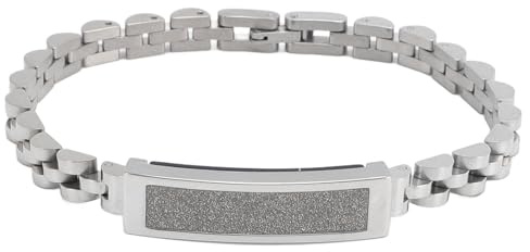 CHICIRIS Intelligentes Armband, Fitness-Tracker mit Schrittzähler, Schlafmonitor, Fernbedienung, Selfie IP68, Wasserdicht, Magnetische Aufladung, für 8.0 und Höher (Silver)