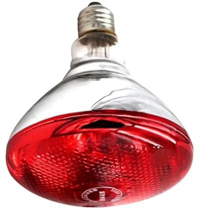 Lampada Riscaldante per Anatre - Lampadine Riscaldanti Spesse Sicure a Infrarossi da 250 W, Lampada Riscaldante per Pulcini, Emettitore per Svezzamento Pesante | Per allevatori Coop Incubatrice Rettil