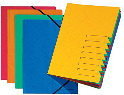 Pagna Ordnungsmappe Easy, Pressspan, A4 (A4 | 7 Fächer, Sortiert, 5)