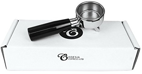 Siebträger für LA PAVONI 49 mm Handhebel Espressomaschinen Europiccola Professional Stradivari usw - 2 Ausläufe - 14 g Sieb - 2 Tassen