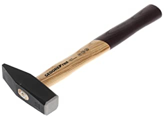 GEDORE red Martillo universal con mango de madera, Peso de la cabeza 800 g, Martillo con mango de madera de fresno, Herramienta, Forjado, R92100032